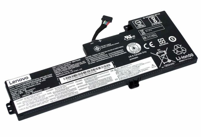 Акумулятор для ноутбука Lenovo 01AV489 ThinkPad T470 11.4V Чорний 1950mAh