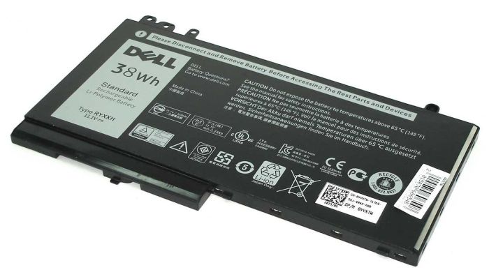 Акумулятор для ноутбука  Dell RYXXH Latitude E5250 11.1V Чорний 3230mAh Orig