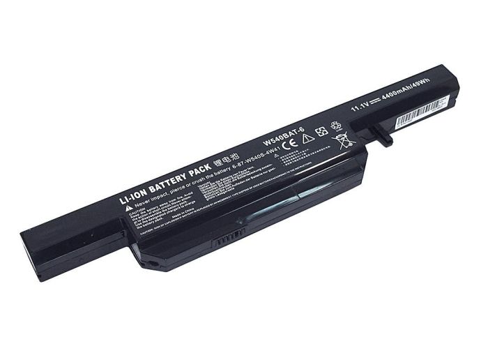 Аккумулятор для ноутбука Clevo W540 M72 11.1V Black 5200mAh OEM
