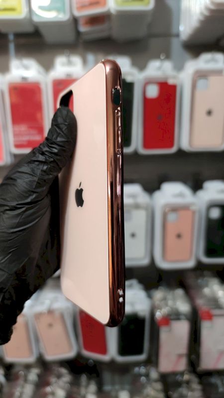 Чехол Glass Case для Apple iPhone 11 Pro Max Light Pink
