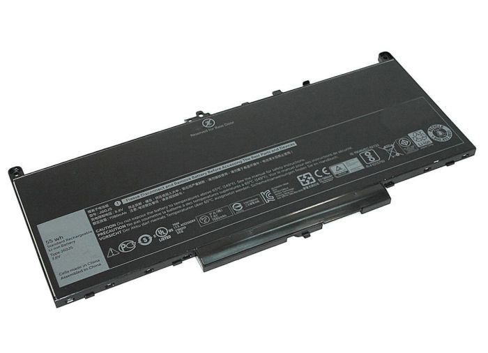 Аккумулятор для ноутбука Dell J60J5 Latitude 12 E7270 7.6V Black 6874mAh Orig