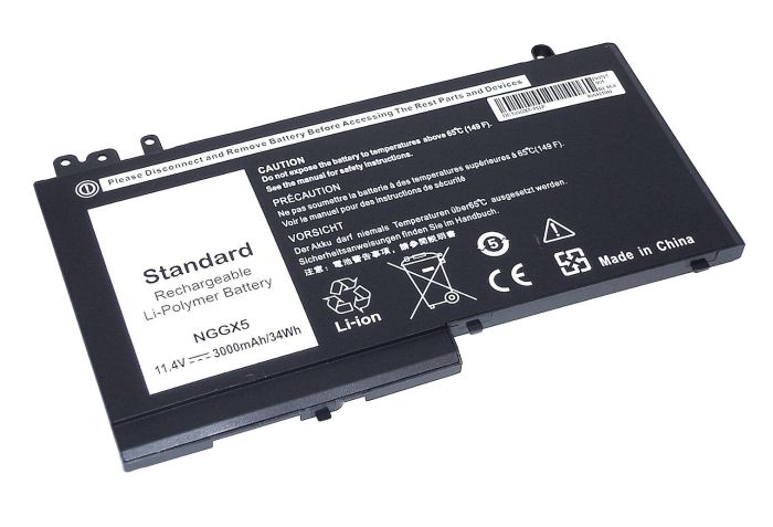 Аккумулятор для ноутбука Dell 0RDRH9 Latitude 12-E5270 11.4V Black 3000mAh OEM