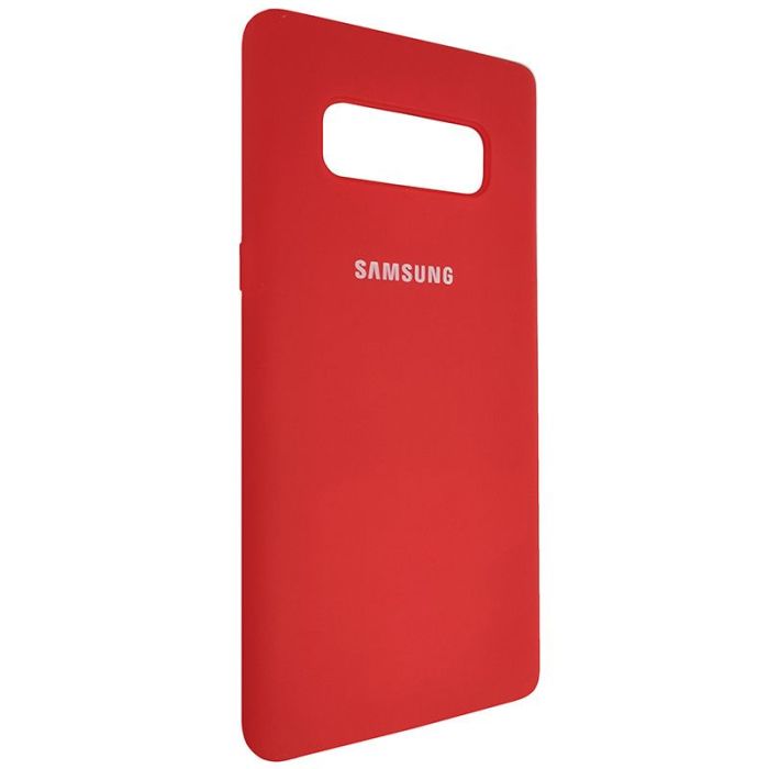 Чехол Silicone Case for Samsung Note 8 Red (14)