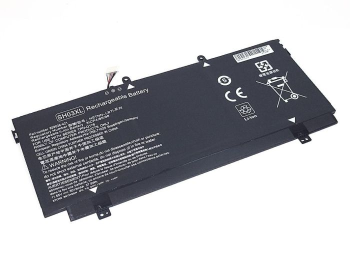 Аккумулятор для ноутбука HP SH03 Spectre X360 11.55V Black 5013mAh OEM
