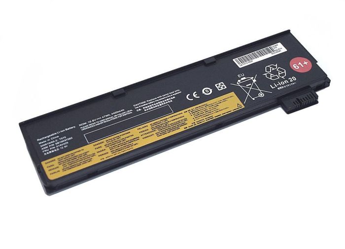 Акумулятор для ноутбука Lenovo 01AV427 ThinkPad T570 10.8V Black 5200mAh OEM