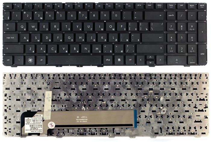 Клавіатура для ноутбука HP ProBook (4530S, 4535S, 4730S) Чорна, RU