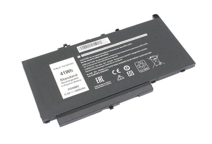 Аккумулятор для ноутбука Dell 0579TY Latitude E7470 11.4V Black 3600mAh OEM