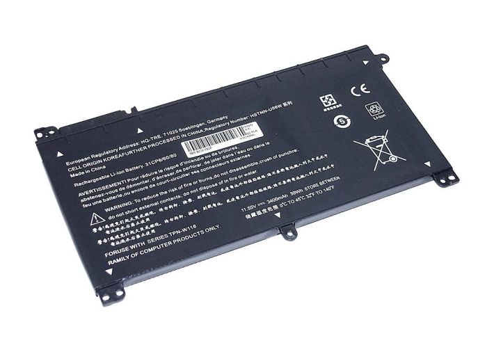 Акумулятор для ноутбука HP BI03 Pavilion 13-u x360 11.55V Black 3400mAh OEM