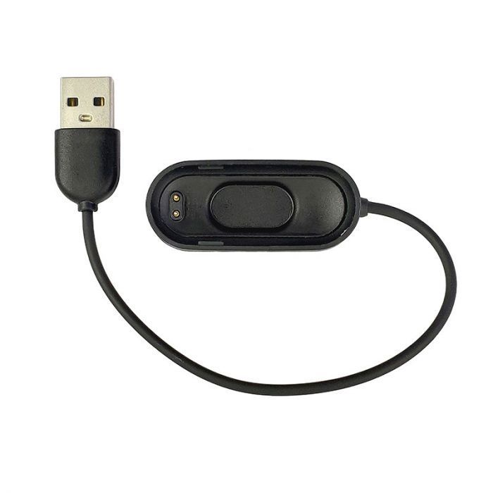 Кабель USB для фитнеса браслета Xiaomi Mi Band 4 черный