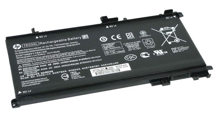 Аккумулятор для ноутбука HP TE03XL Pavilion 15-bс Omen 15-AX 11.55V Black 5150mAh Orig