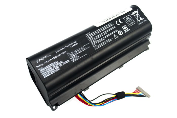 Батарея Elements MAX для Asus ROG G751J G751JM G751JL G751JT G751JY 15V 5200mAh (A42N1403-4S2P-5200)