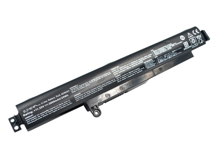 Батарея Elements MAX для Asus VivoBook X102BA X102B F102BA F102B 11.25V 2600mAh (X102BA-3S1P-2600)