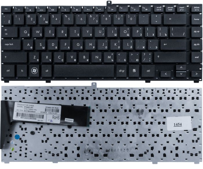 Клавіатура для HP ProBook 4410S 4411S 4413S 4415S 4416S чорна High Copy (574482-251)