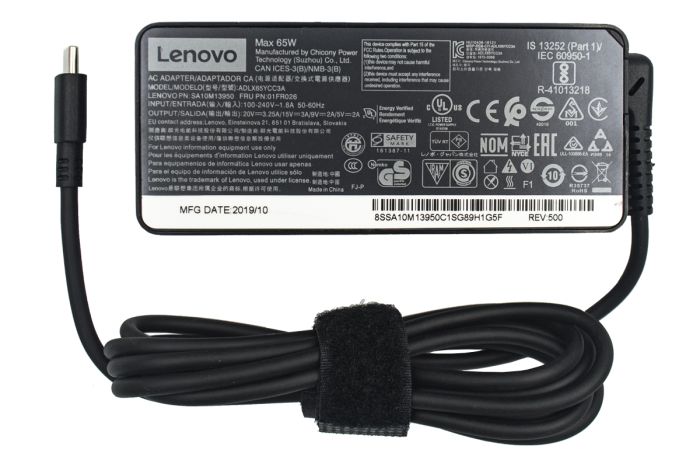 Блок живлення Lenovo USB Type-C 65W Original PRC (ADLX65YCC3A)