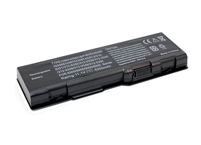 Аккумулятор для ноутбука Dell C5974 Inspiron 6000 11.1V Black 5200mAh OEM