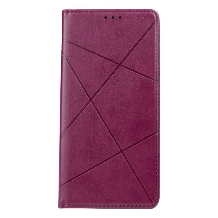 Чохол-книжка Business Leather для Xiaomi Poco X4 Pro/Redmi Note 11 Pro Колір Бордо