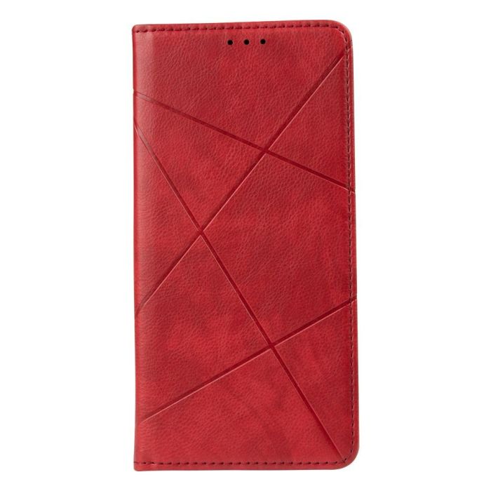 Чехол-книжка Business Leather для Xiaomi Poco X4 Pro/Redmi Note 11 Pro Колір Бордо