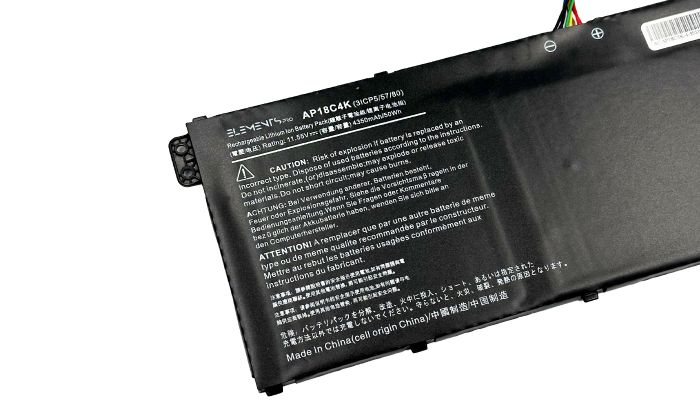 Батарея Elements PRO для Acer Aspire 5 A515-43 A515-44 A515-54G Spin SP314-54G 11.55V 4350mAh (AP18C4K-3S1P-4400)