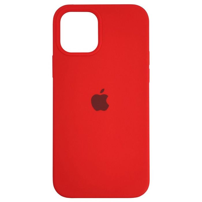 Чехол Copy Silicone Case iPhone 12/12 Pro Red (14)