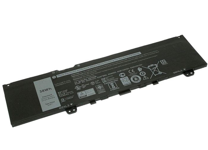 Акумулятор для ноутбука Dell F62G0 Inspiron 5370 11.4V Чорний 3166mAh Orig
