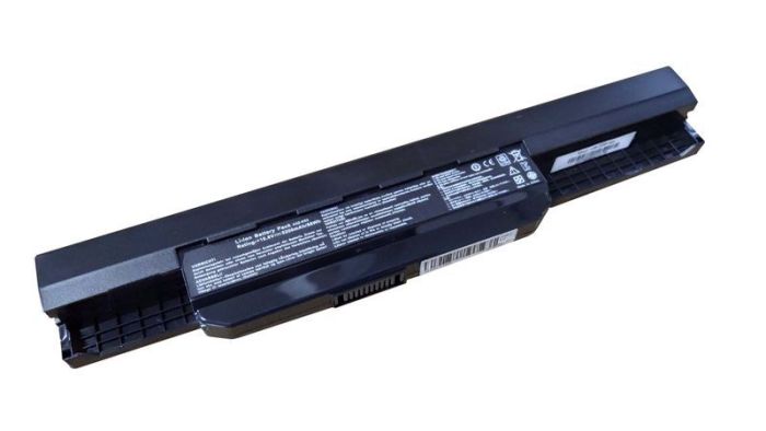 Акумулятор для ноутбука Asus A32-K53 A43BR 10.8V Чорний 5200mAh OEM