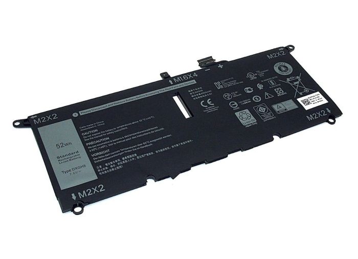 Акумулятор для ноутбука  Dell 0H754V XPS 13 9370 7.6V Black 6500mAh OEM