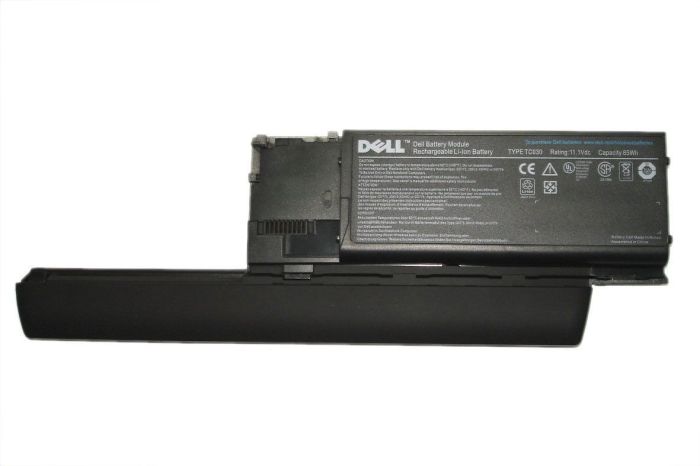 Усиленный аккумулятор для ноутбука Dell PC764 Latitude D620 11.1V Silver 7200mAh OEM