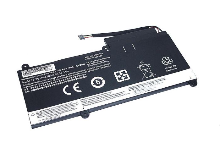 Аккумулятор для ноутбука Lenovo 45N1754 Thinkpad E450 11.3V Black 4200mAh OEM