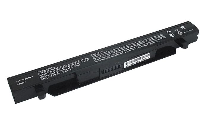 Акумулятор для ноутбука Asus A41N1424 GL552VW 14.4V Black 2200mAh OEM