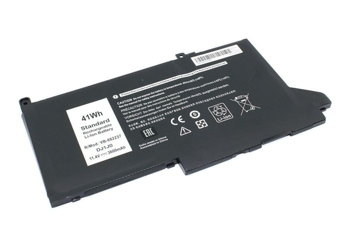 Акумулятор для ноутбука  Dell DJ1J0 Latitude E7280 11.4V Black 3600mAh OEM