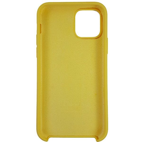 Чехол Copy Silicone Case iPhone 11 Pro Yellow (4)