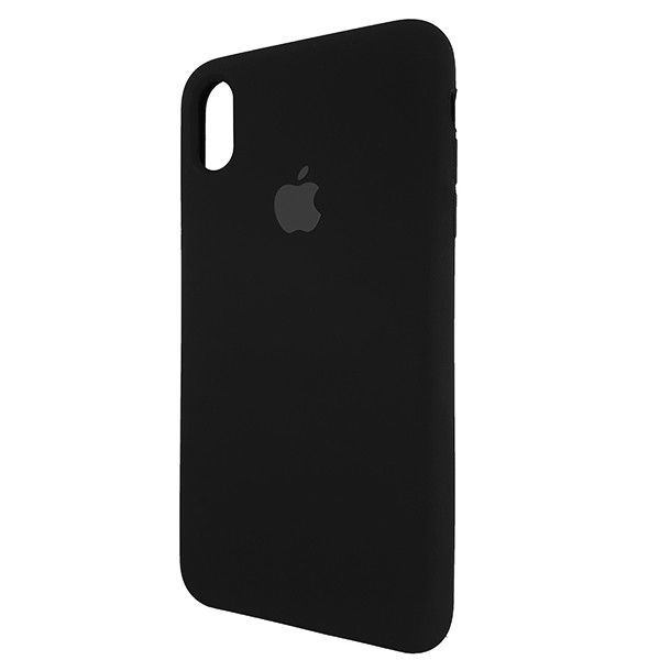 Чехол Copy Silicone Case iPhone XS Max Black (18)