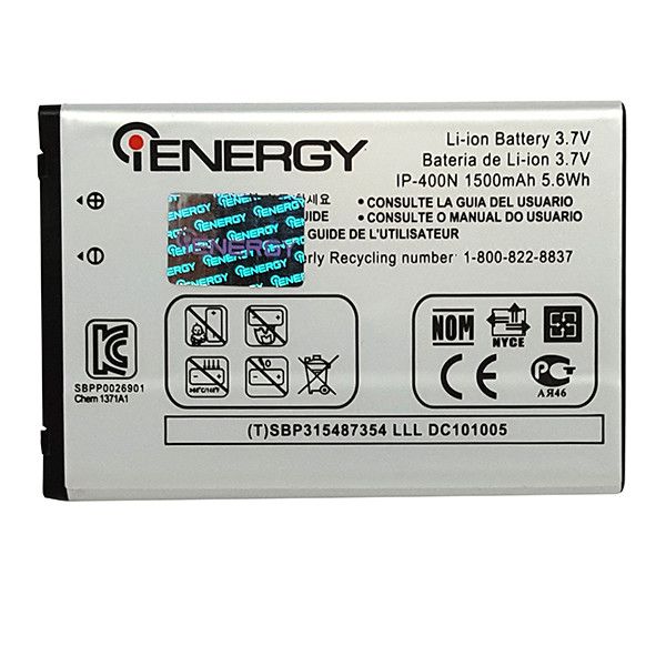 Аккумулятор для iENERGY LG GX300 (IP-400N) (1500 mAh)