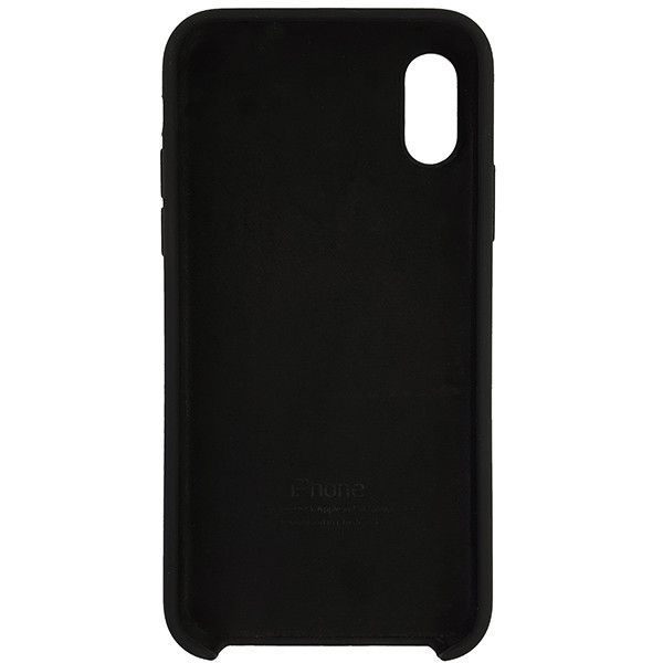 Чехол Copy Silicone Case iPhone X/XS Black (18)