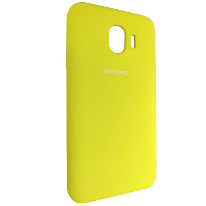 Чехол Silicone Case for Samsung J400 Yellow (4)
