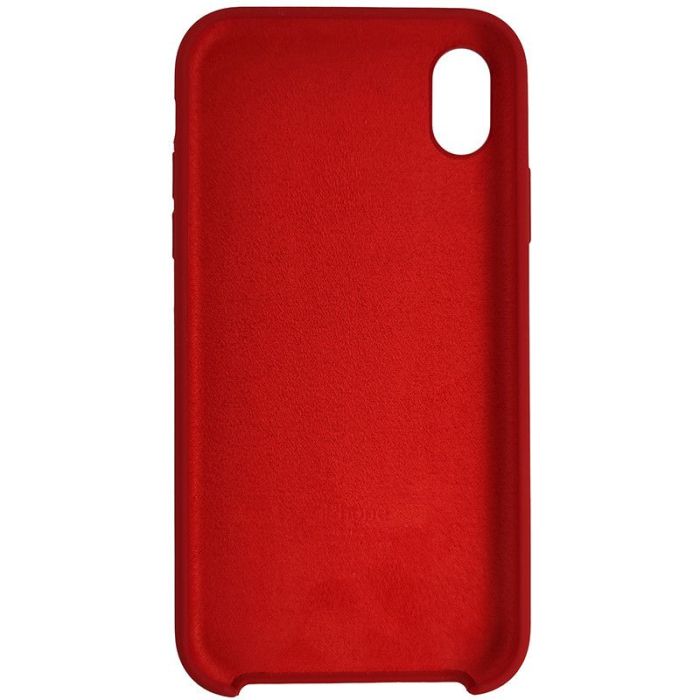 Чехол Copy Silicone Case iPhone XR China Red (33)
