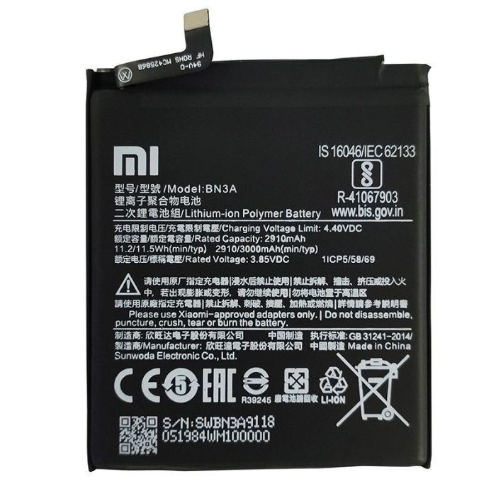 Аккумулятор для Original PRC Xiaomi BN3A/Redmi Go (2910 mAh)