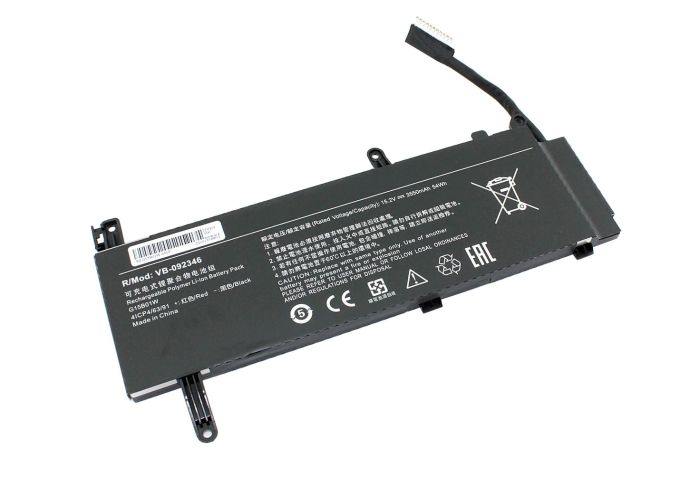 Аккумулятор для ноутбука Xiaomi G15B01W Gaming Laptop 7300HQ 15.2V Black 3550mAh OEM