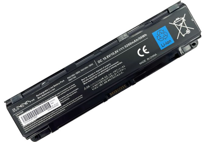 Батарея Elements MAX для Toshiba Satellite C40 C45 C50 C55 C70 C75 C805 C840 10.8V 5200mAh (PA5109-3S2P-5200)