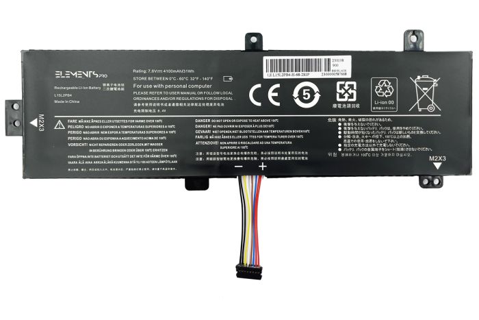 Батарея Elements PRO для Lenovo IdeaPad 310-15ISK 310-15ABR 310-15IAP 310-15IKB 510-15ISK 510-15IKB 7.6V 4100mAh 31Wh (L15L2PB4-2S1P-4100)