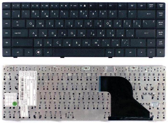 Клавіатура для ноутбука HP Compaq (620, 621, 625) Black, RU