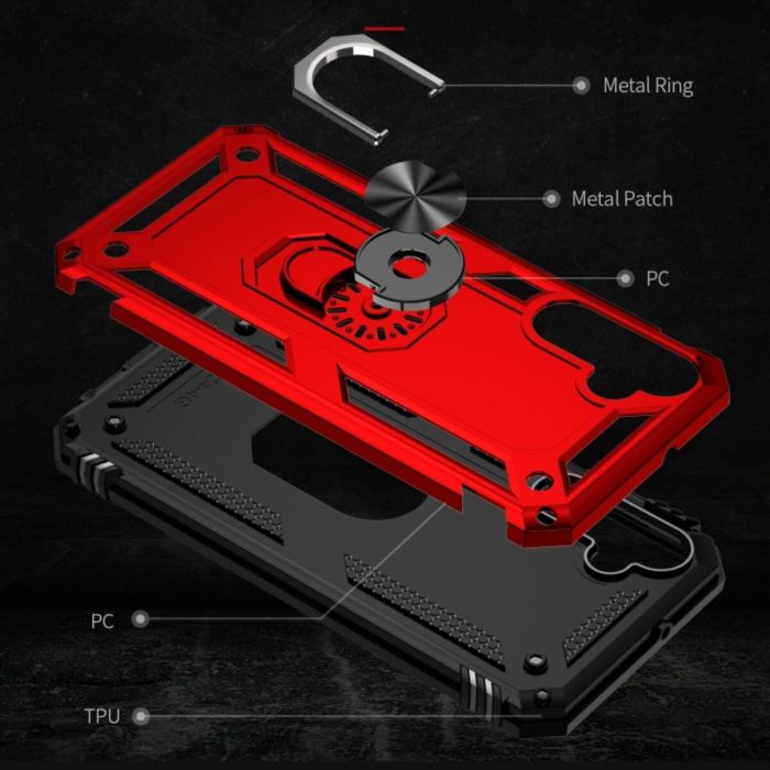 Чохол Cosmic Robot Ring for Samsung Galaxy A34 5G Red