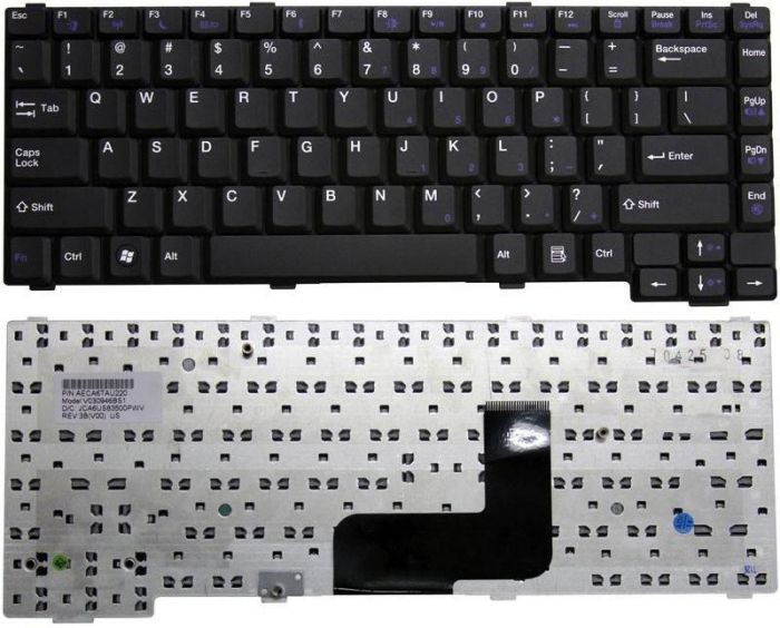 Клавіатура для ноутбука Gateway (MX6930) Чорна, RU