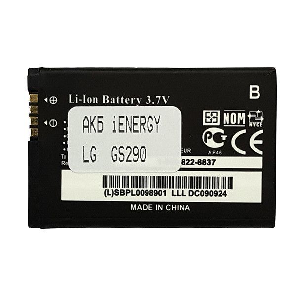 Аккумулятор для iENERGY LG GS290 (IP-430N) (900 mAh)