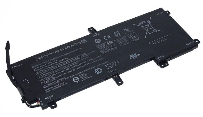 Акумулятор для ноутбука HP VS03XL Envy 15-AS 11.55V Black 4350mAh