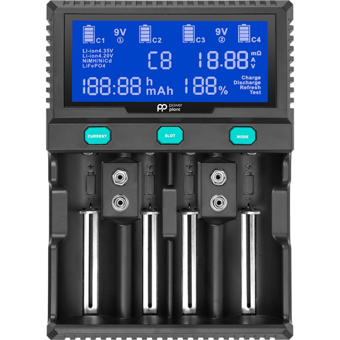Зарядний пристрій PowerPlant для акумуляторів AA, AAA, PP-A4
