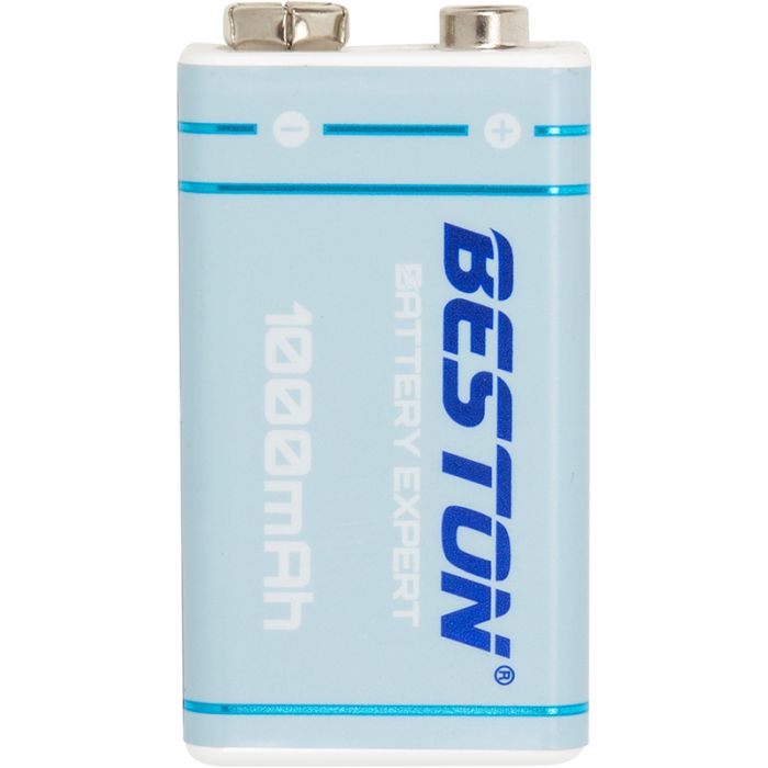 Акумулятор Beston 9V USB Type-C 1000mah Li-ion (9VC-10VC)