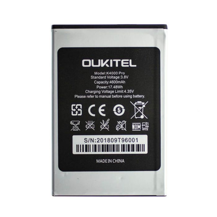 Аккумулятор для Oukitel K4000 Pro Original PRC