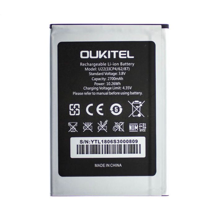 Аккумулятор для Oukitel U22 Original PRC