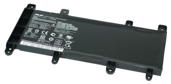 Акумулятор для ноутбука Asus C21N1515 X756 7.6V Black 4840mAh Orig